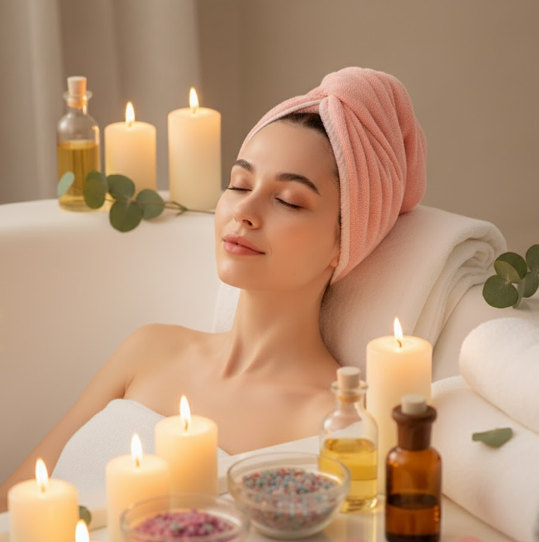 Hair Drying Magic Hair Cap Towel Wrap for Women Bath Towels (1 / Mix Design) Hair accessories