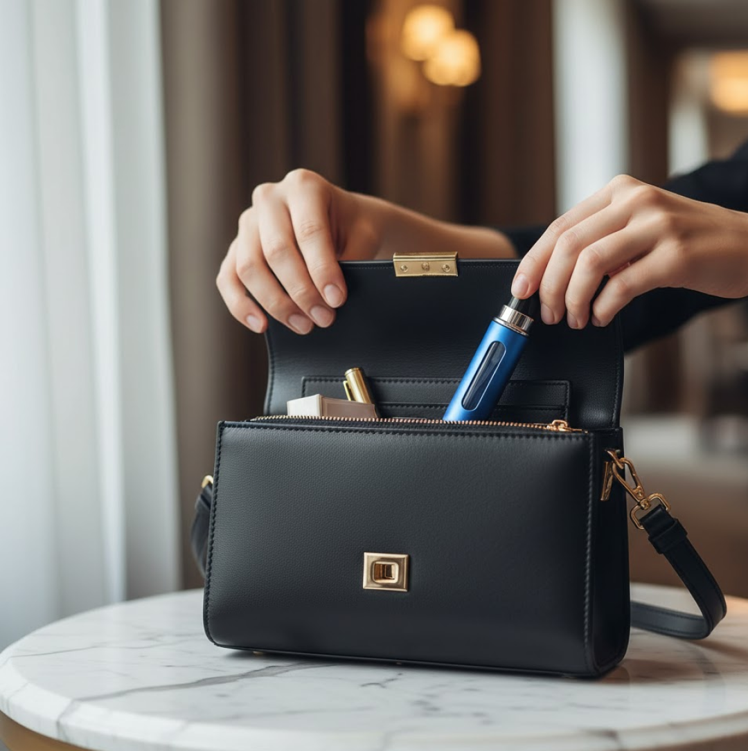 Mini Portable Perfume Empty Spray Bottle (1 Pc / Mix Color)