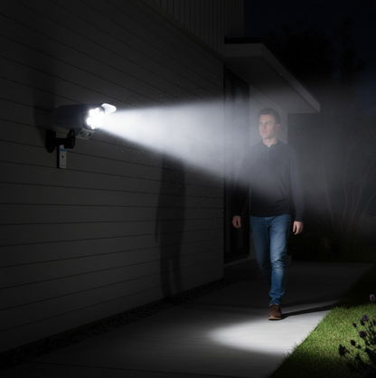 सोलर लाइट आउटडोर मोशन सेंसर सुरक्षा कैमरा आकार का डमी वॉल लैंप (1 पीस)