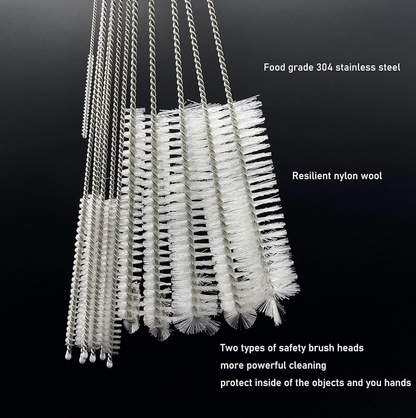 Stainless Steel Straw Cleaning Brush Drinking Pipe, 23mm 1 pcs