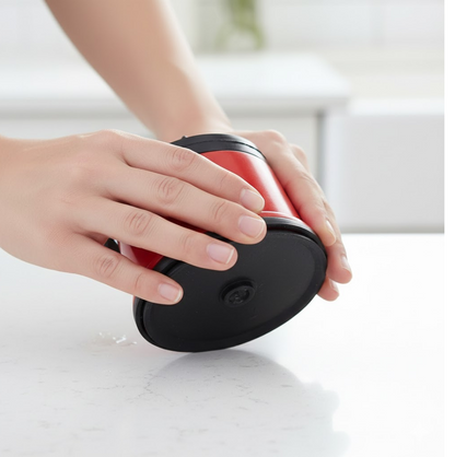 स्टेनलेस स्टील को तेज करने के लिए मैनुअल मिनी किचन चाकू शार्पनर | सिरेमिक चाकू और स्टील के चाकू के लिए शार्पनिंग टूल | सक्शन पैड के साथ मिनी चाकू शार्पनर