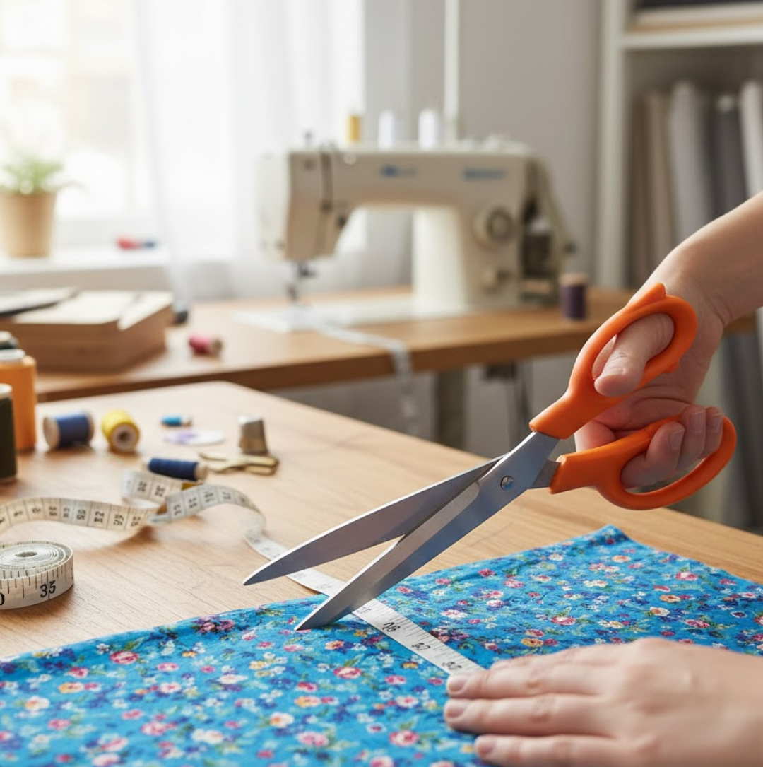 4078 ટેલર સિઝર્સ અને મેઝરિંગ ટેપ ટેલર અને હોમ યુઝ સિઝર માટે ફ્લેક્સિબલ મેઝરિંગ ટેપ સાથે ઉચ્ચ ગુણવત્તાની સિઝર