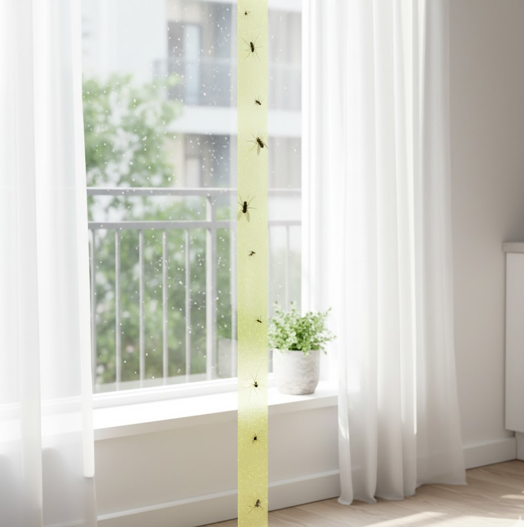 मक्खी, मच्छर, कीड़े पकड़ने वाला चिपकने वाला चिपचिपा गोंद स्ट्रिप्स