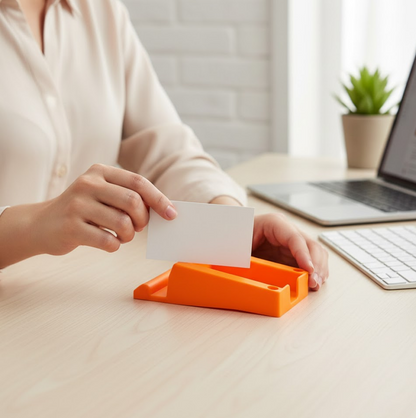 बिजनेस कार्ड और मोबाइल होल्डर प्लास्टिक मल्टी-फंक्शन उपयोग (1 पीस)