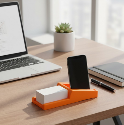 बिजनेस कार्ड और मोबाइल होल्डर प्लास्टिक मल्टी-फंक्शन उपयोग (1 पीस)