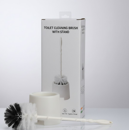Toilet Cleaning Brush with Potted Holder
