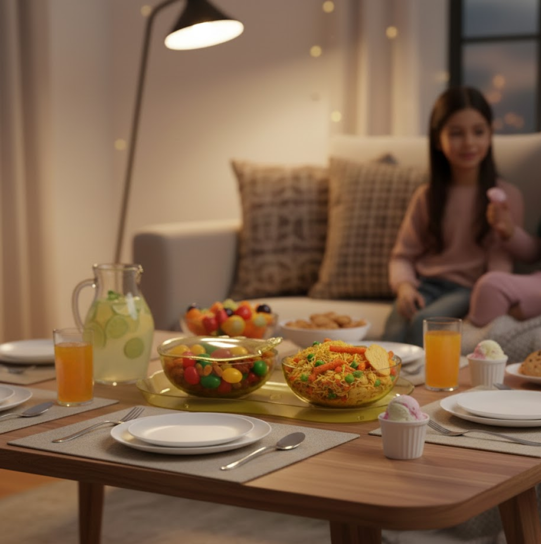 2752 એપલ શેપ ટ્રે બાઉલ નાસ્તા અને વિવિધ ખાદ્ય સામગ્રી પીરસવા માટે વપરાય છે.