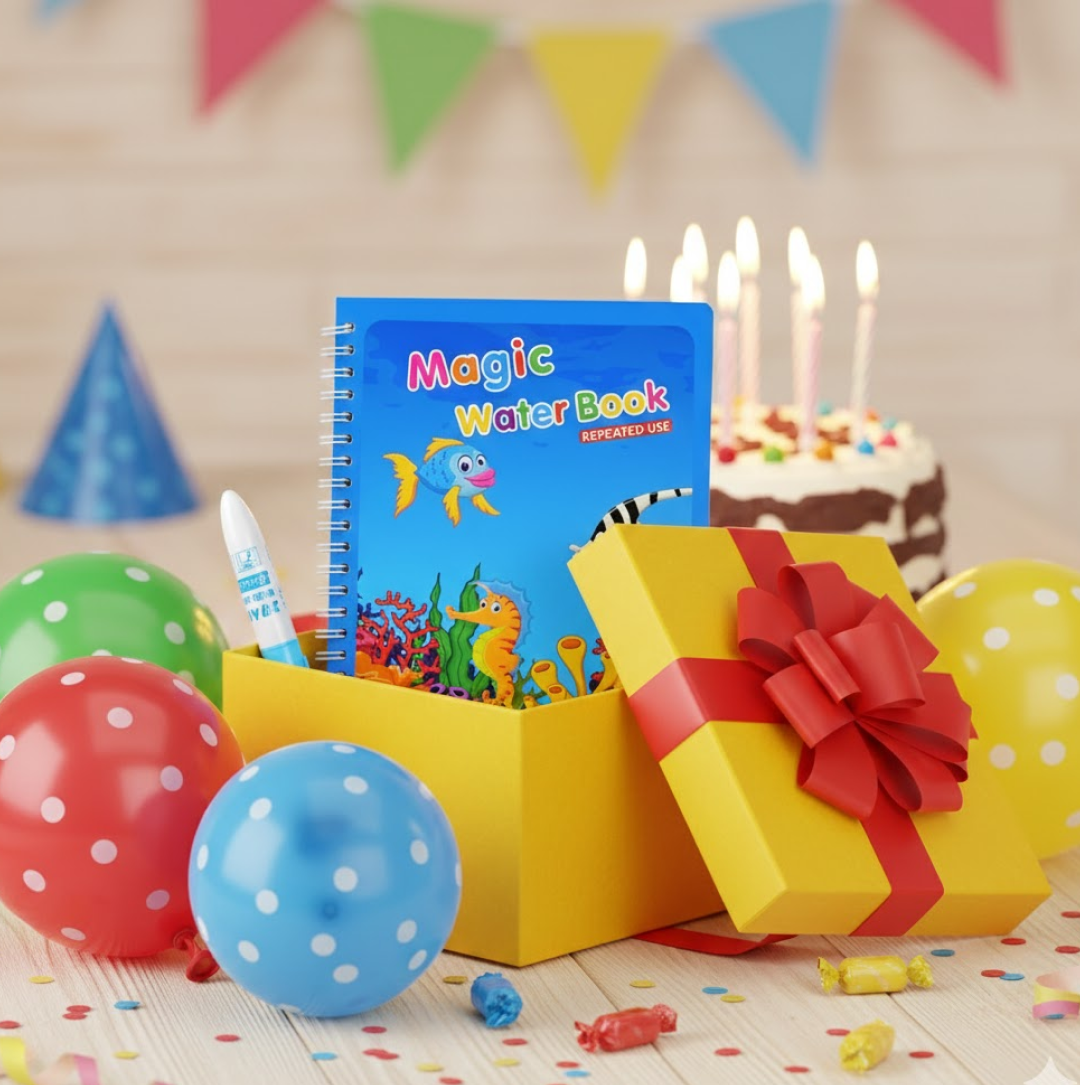 Magic Water Quick Dry Book Water Coloring Book Doodle with Magic Pen Painting Board