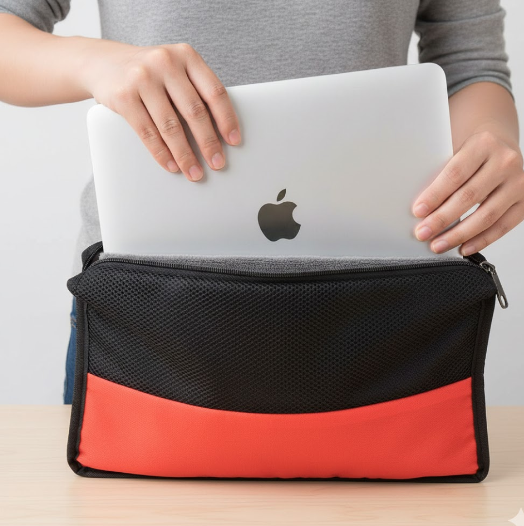 Laptop Cover Bag Used As A Laptop Holder To Get Along With Laptop Anywhere Easily