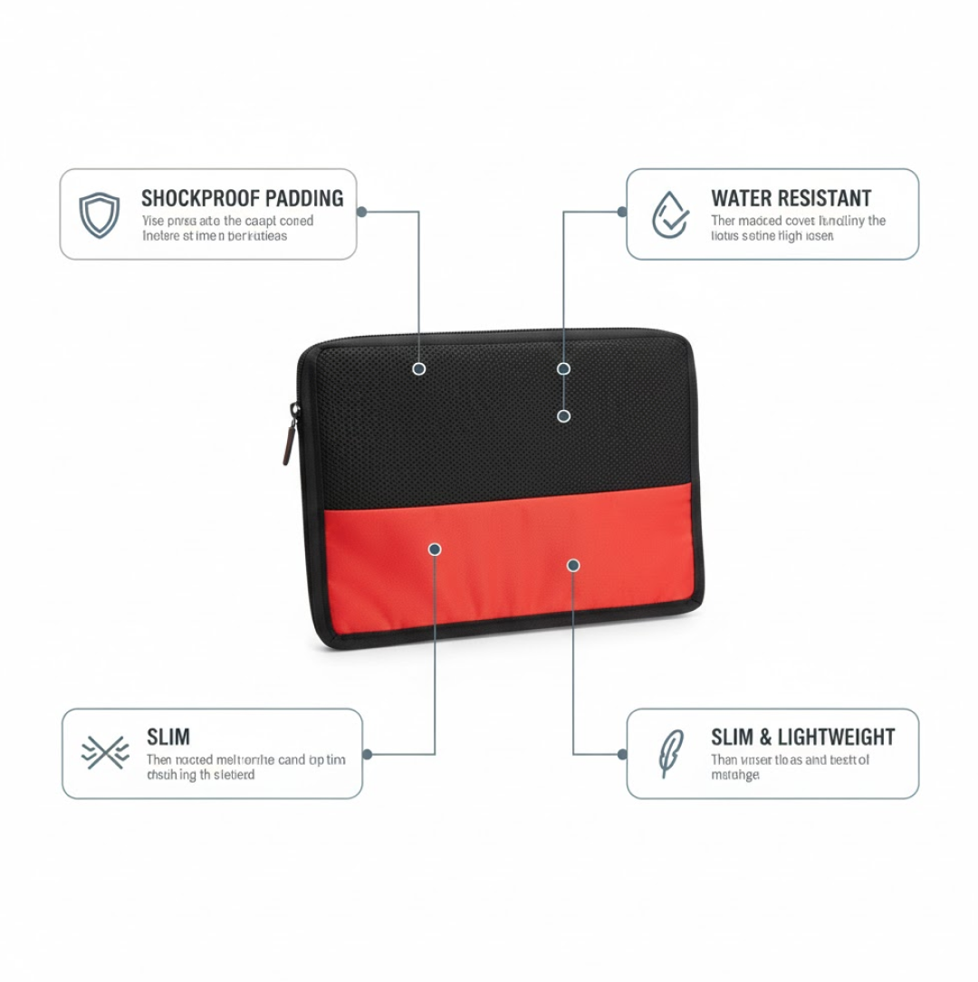 Laptop Cover Bag Used As A Laptop Holder To Get Along With Laptop Anywhere Easily