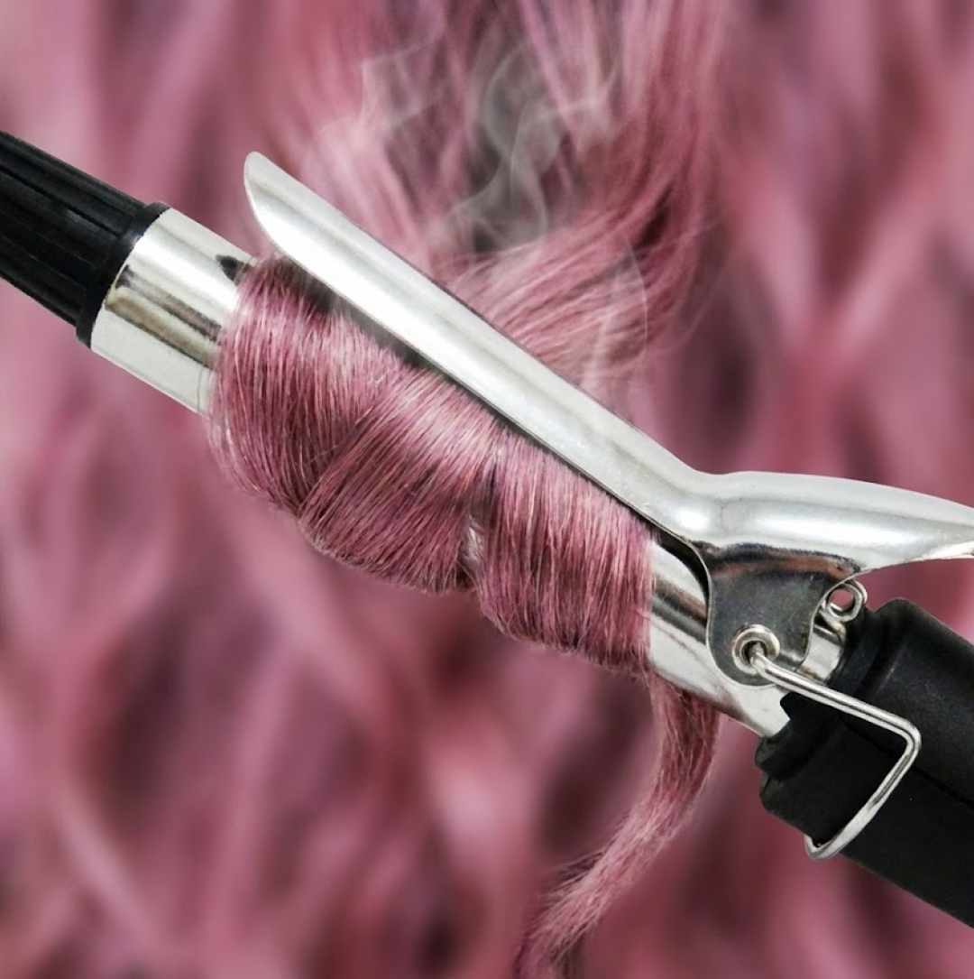 Hair Curling Iron Rod for Women (black), Hair accessories