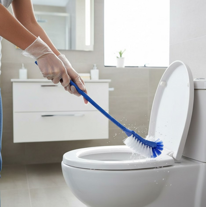 2 In 1 Double Hockey Stick Shape Toilet Brush