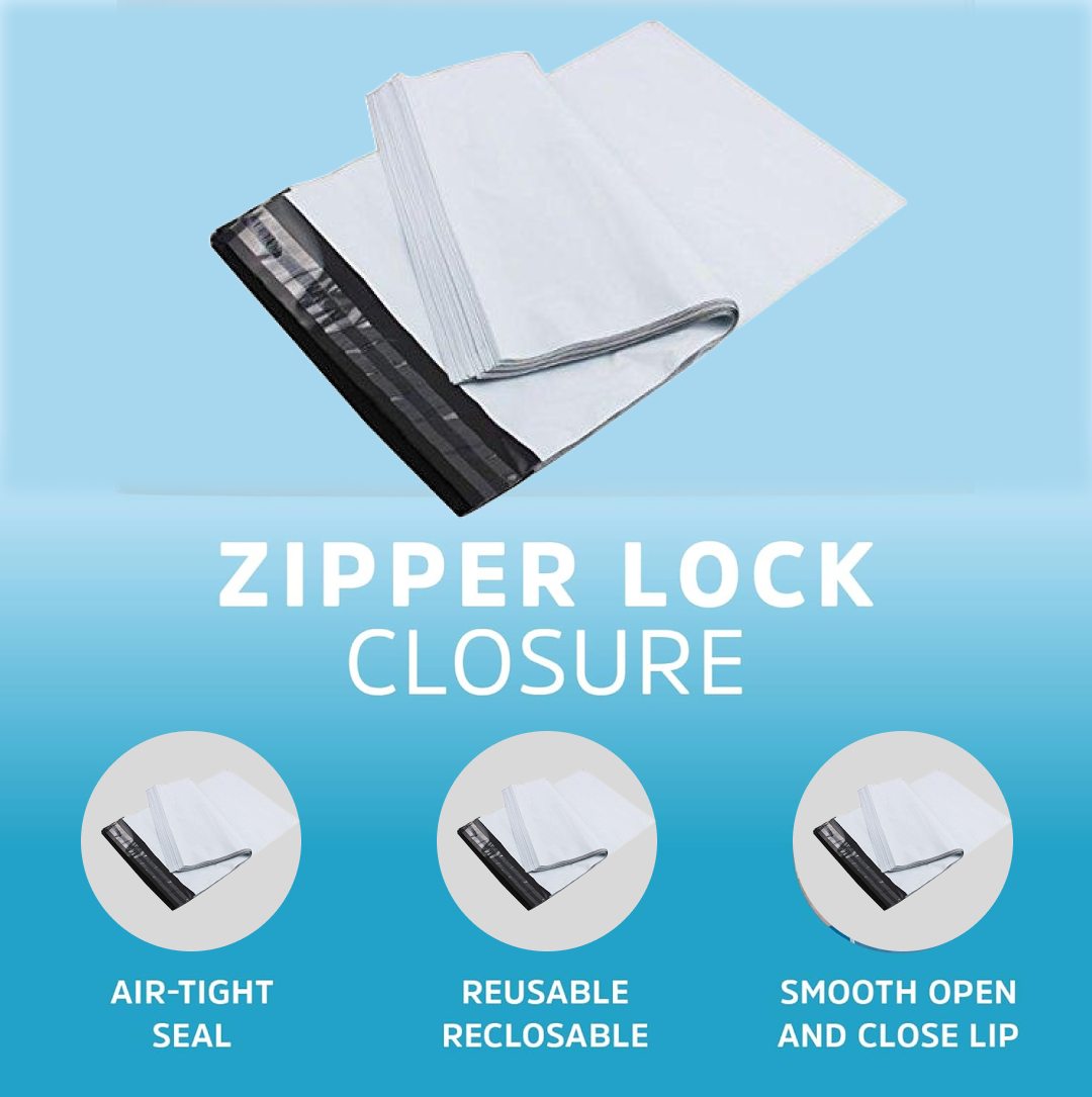 POD pouch Secure Tamper Proof Courier Bags,100 pcs (14 x 16 Inch)