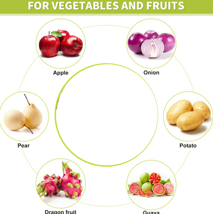 Stainless Steel Apple Cutter / Slicer with 8 Blades and Handle