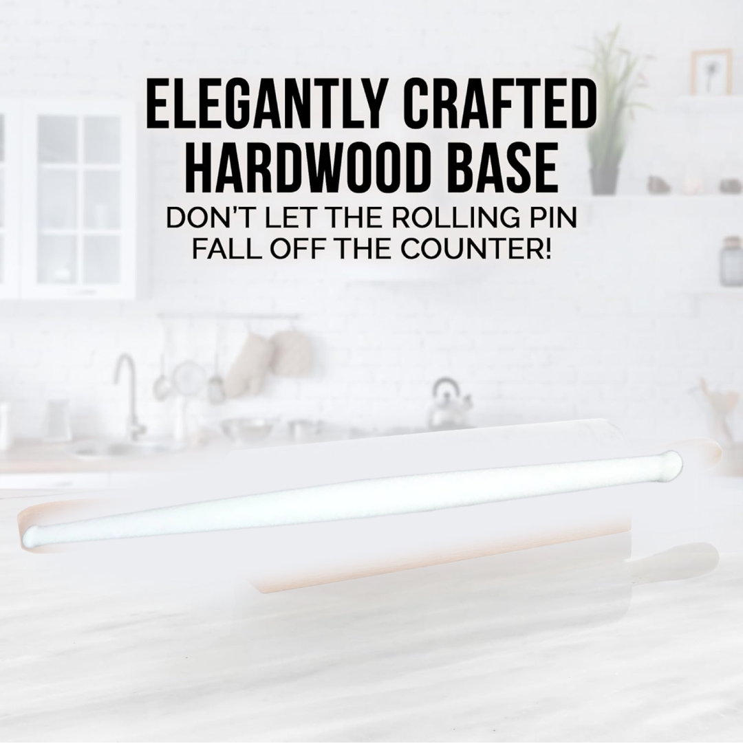 White Plastic Rolling Belan for Chapati Making