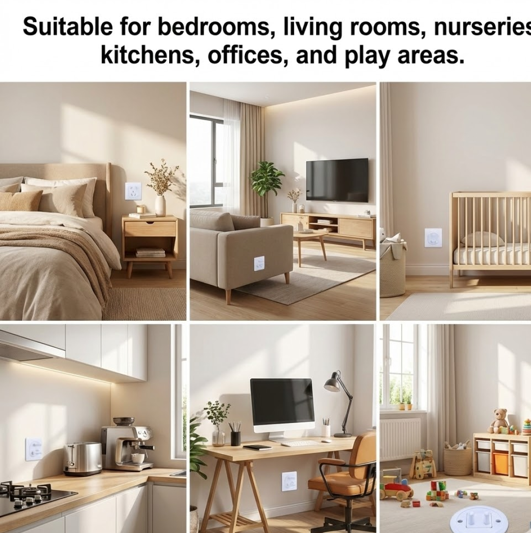 Safety Cover Guards for Electric Socket Plug  (Small)