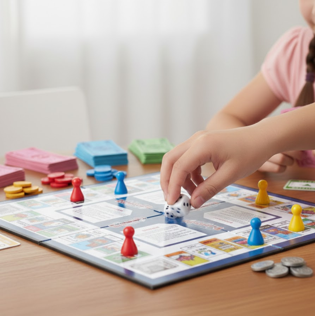 Fun Filled Business Game with Plastic Money Coins for Young Businessmen