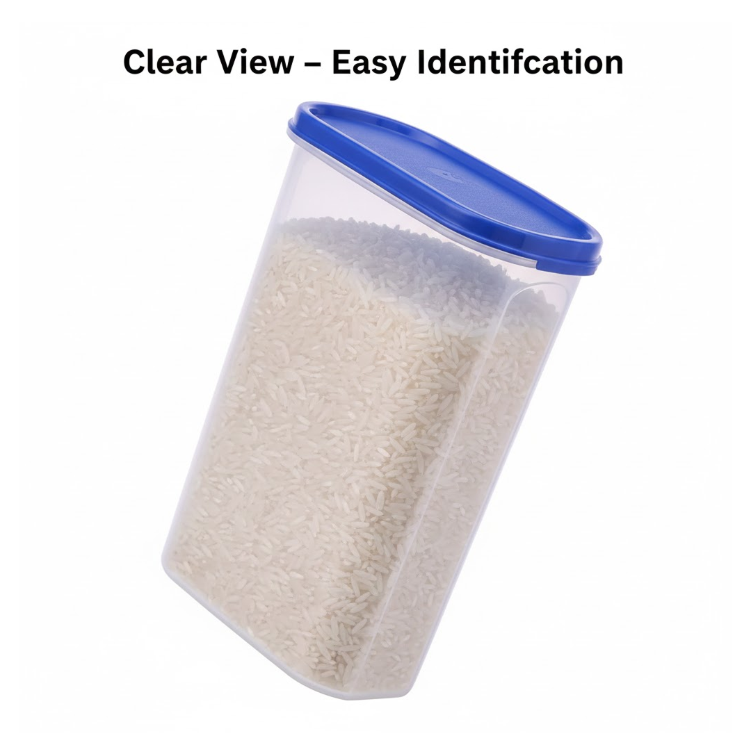 Modular Transparent Airtight Food Storage Container - 2000 ml