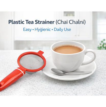 Plastic Tea Strainer Sieve (Chai Chalni)