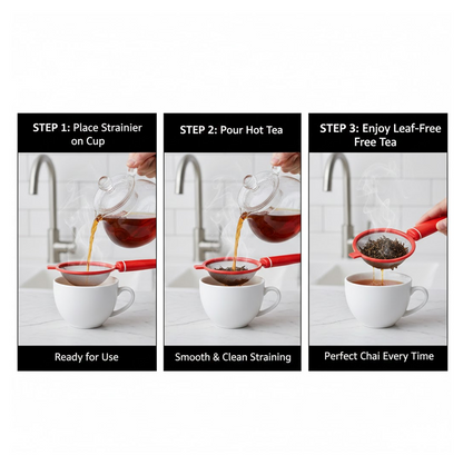Plastic Tea Strainer Sieve (Chai Chalni)
