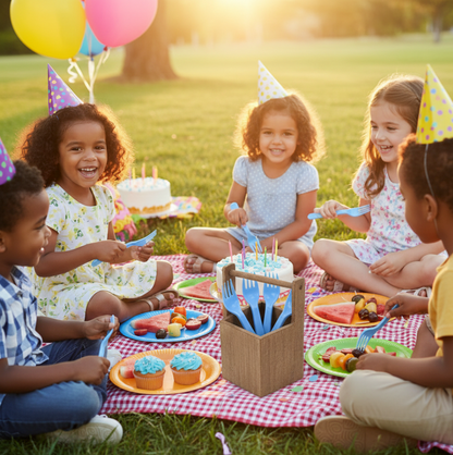 Reusable Heavy Weight Plastic Forks Serving Fork Set for Kitchen Travel Home 5 Pc