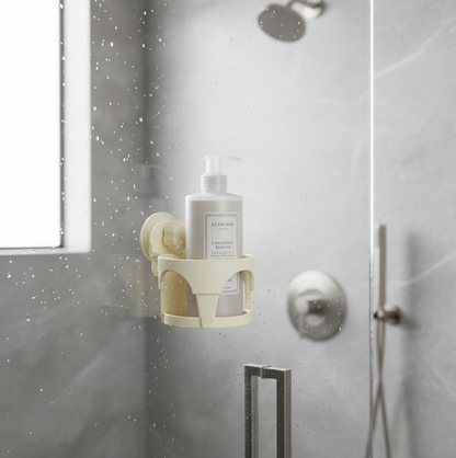 Hair Dryer Holder with Suction - Wall-Mount Bathroom Organizer for Women & Girls