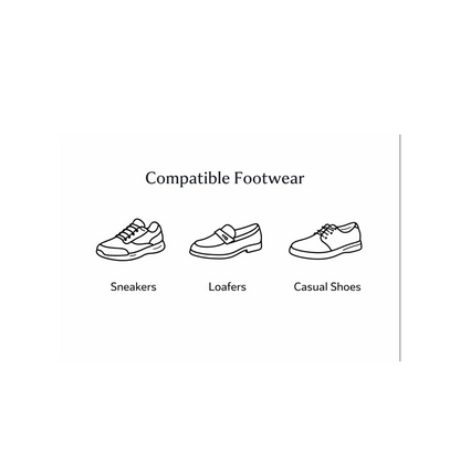 No-Show Liner Socks with Anti-Slip Heel Grip  (1 Pair)