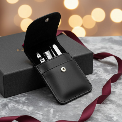 6-in-1 Professional Nail Care Kit: Clippers, Scissors & More Nail (Travel or Home)