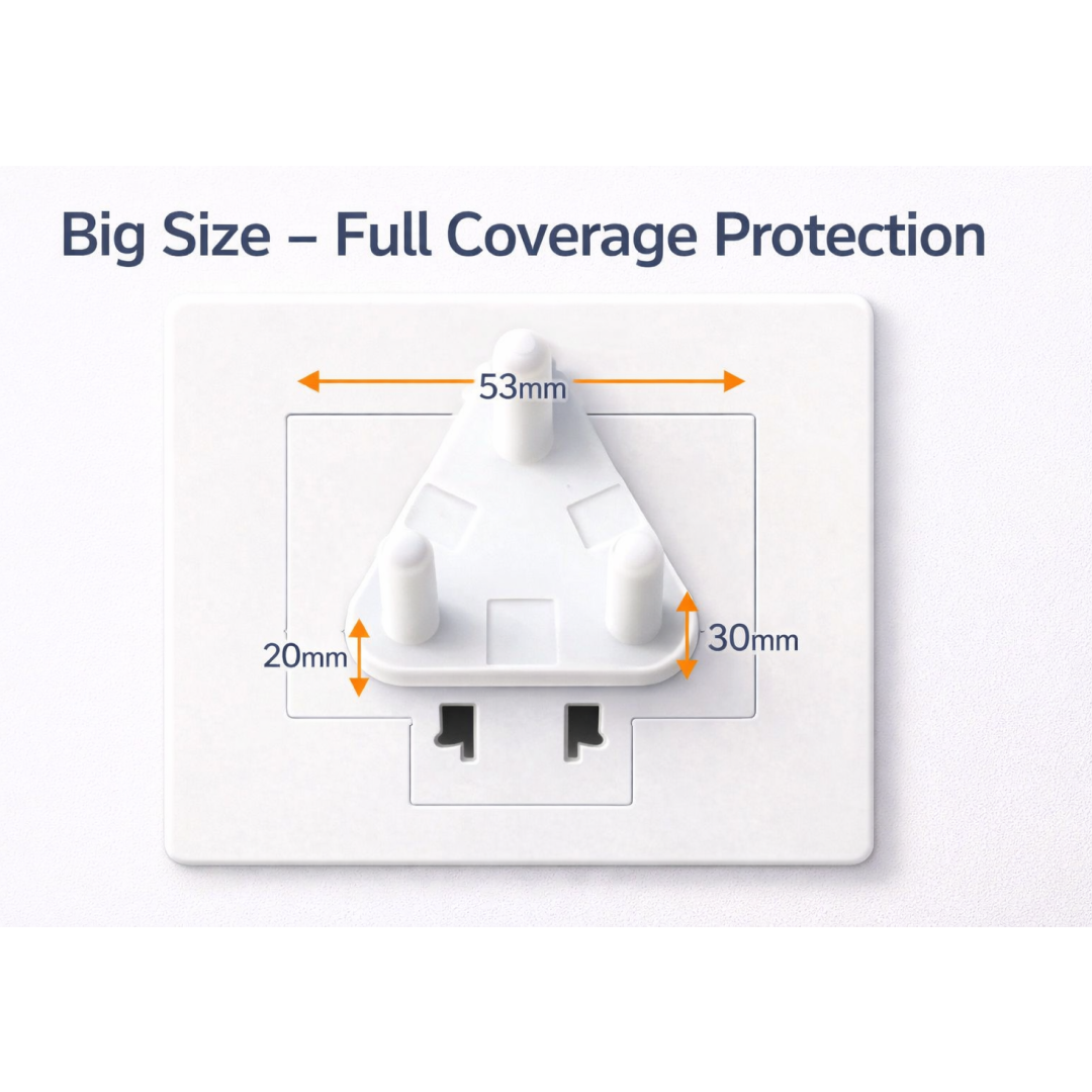 Safety Cover Guards for Electric Socket Plug (Big)