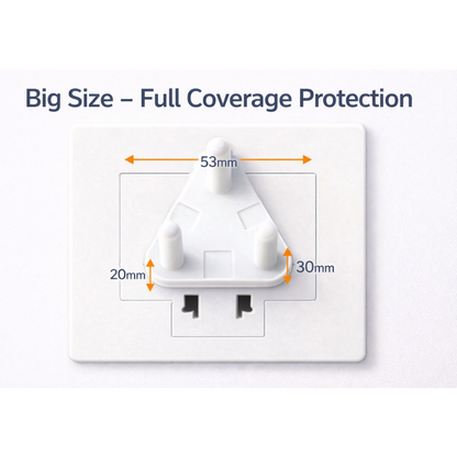 Safety Cover Guards for Electric Socket Plug (Big)