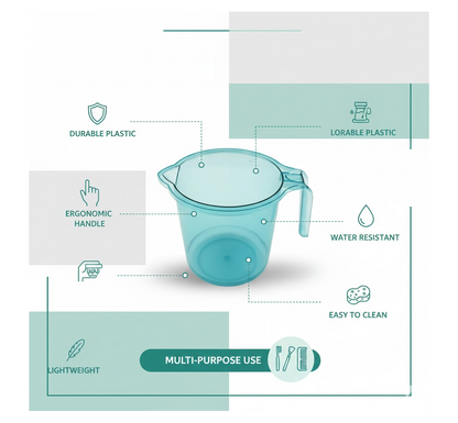 Bathroom Essentials: Stylish Mug for Organization (Muga, Mix Color)