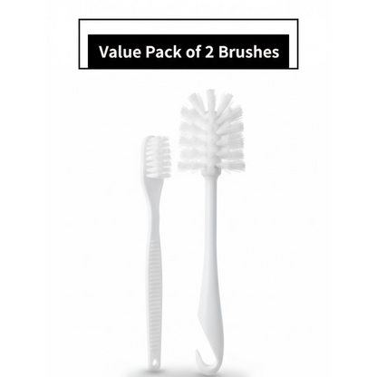 Close-up of brush bristles