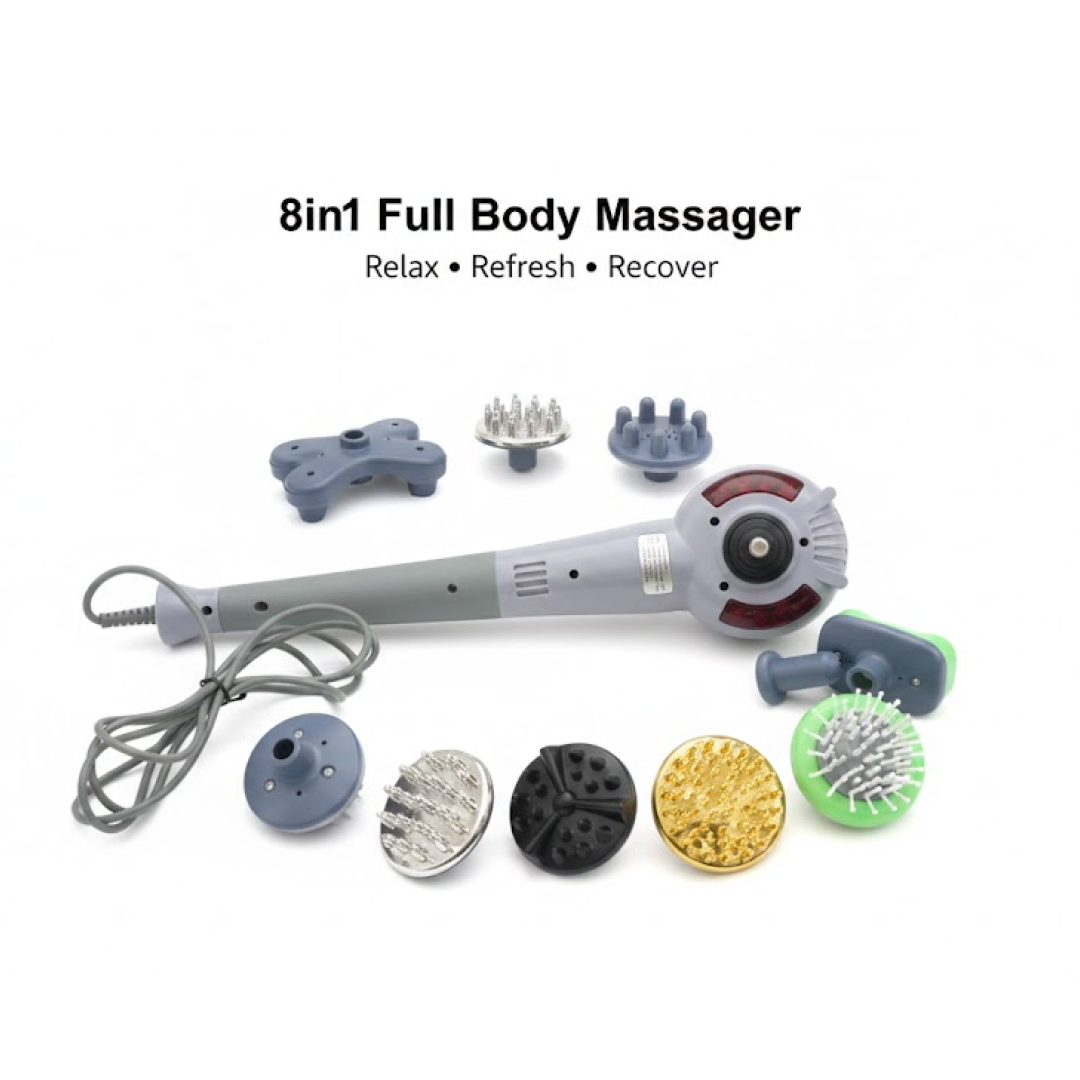 Electric 8 In 1 Full Body Massager, Magic Massager (1 Set)