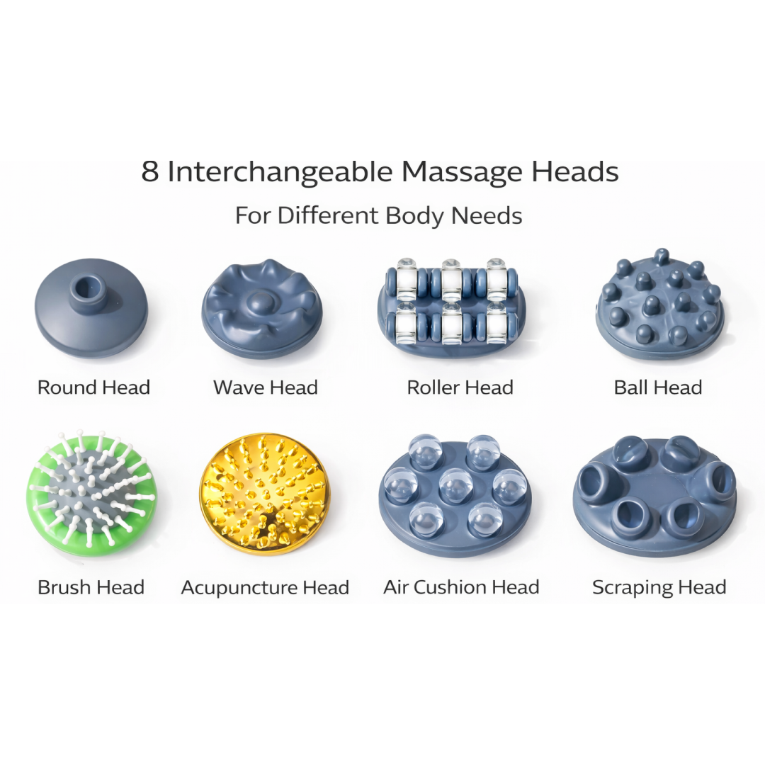 Electric 8 In 1 Full Body Massager, Magic Massager (1 Set)