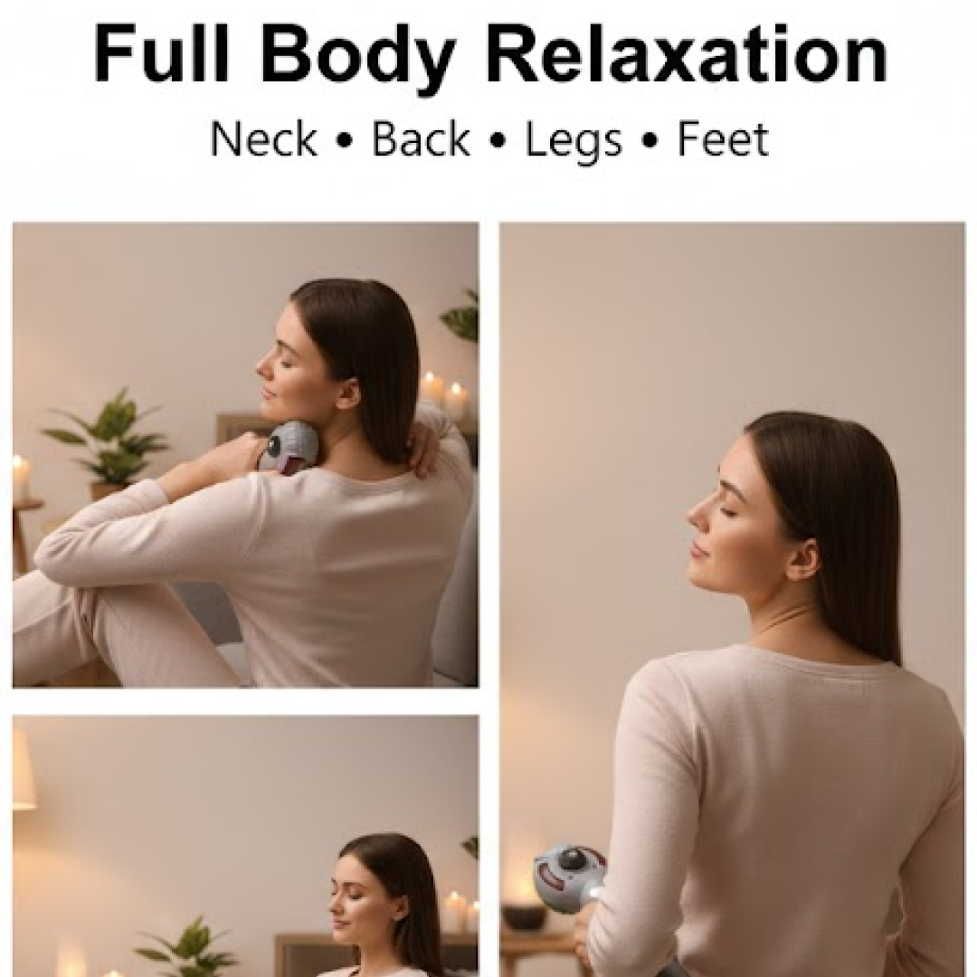 Electric 8 In 1 Full Body Massager, Magic Massager (1 Set)