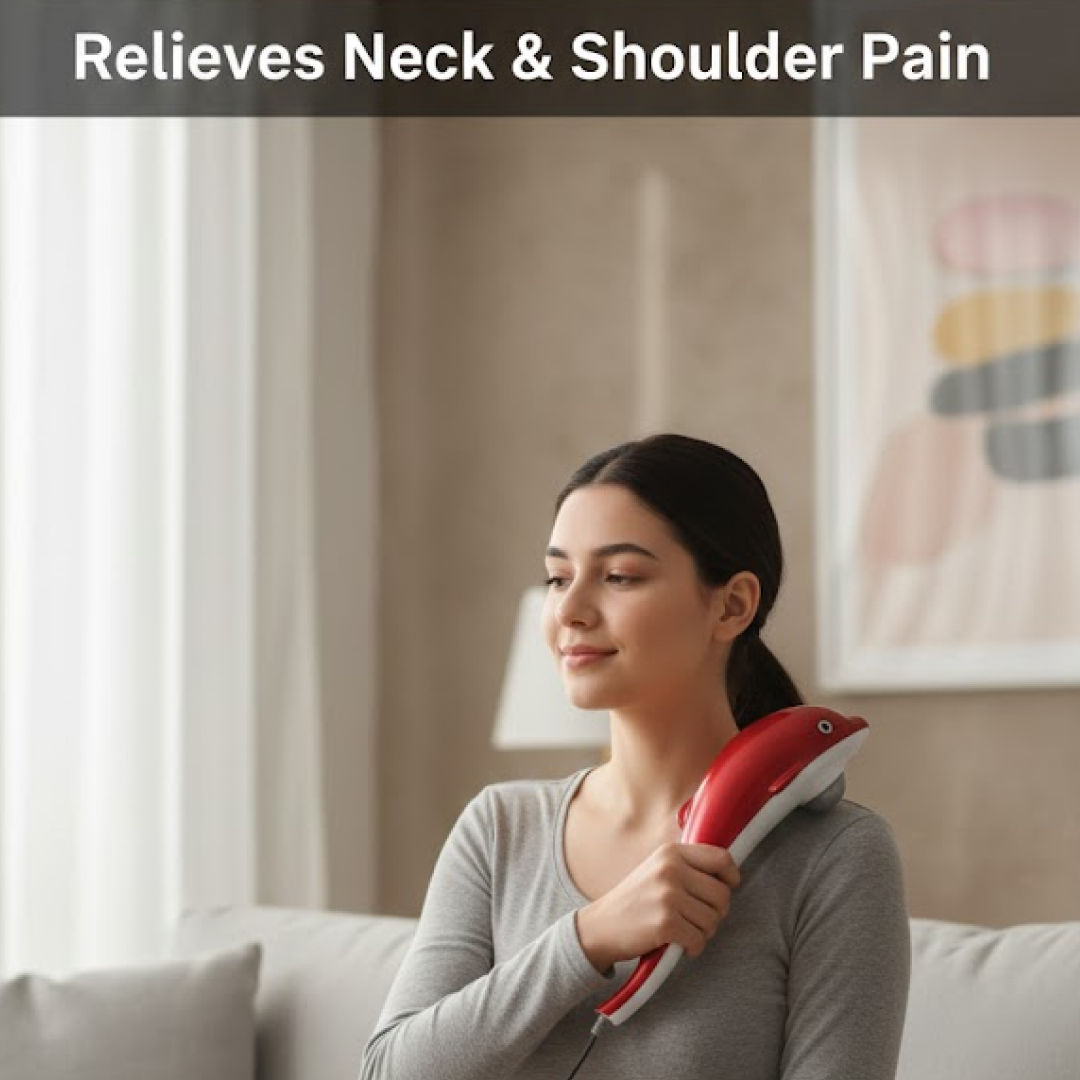 Electric Dolphin Handheld Massager (1 Pc)