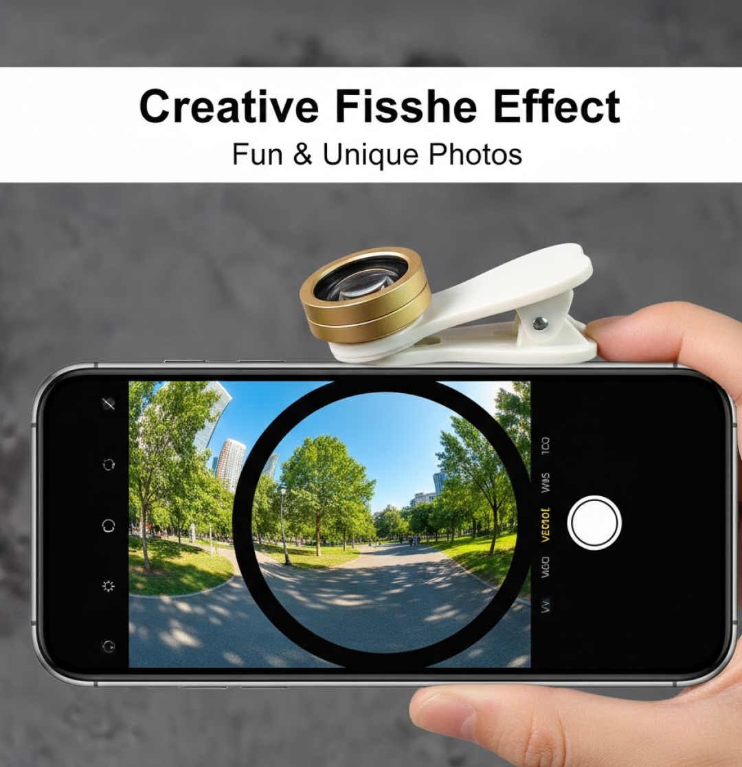 Universal Clip-On Mobile Camera Lens Kit (1 Set)