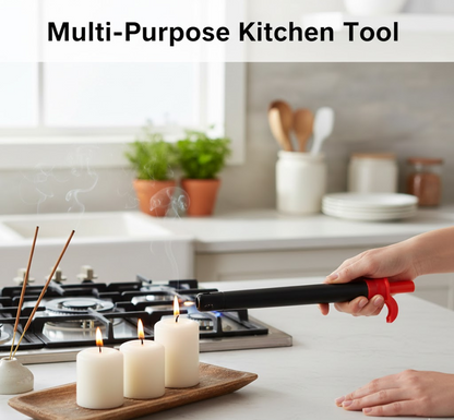 Stainless Steel Gas Lighter for Kitchen Stoves (1 Pc)