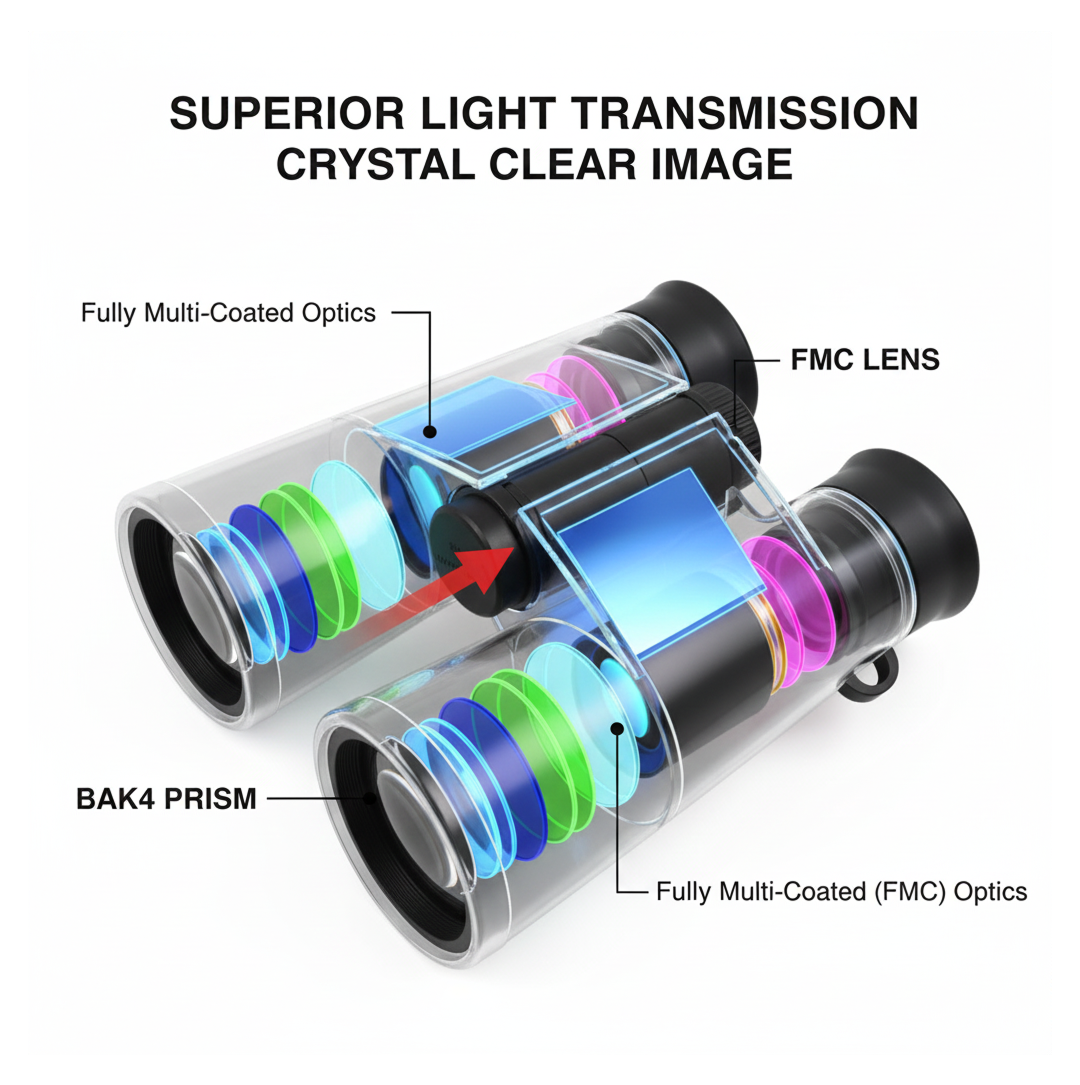 Learning Toy Binoculars, Binoculars for Hunting Trips (6x35 MM / 1 Pc)