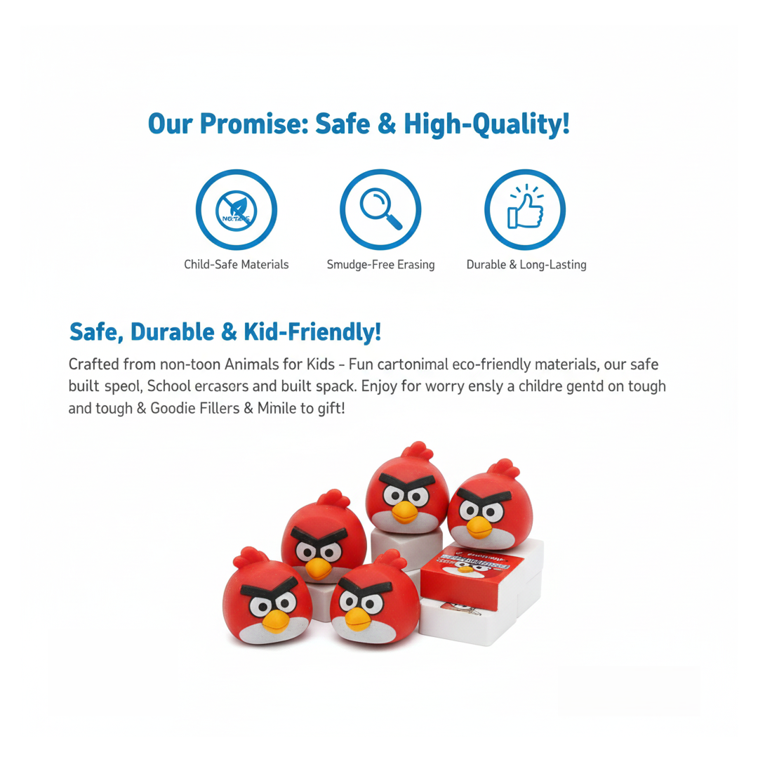 Colorful Novelty Eraser Set for Kids and Gifts (28 Pcs In 1 Packet)