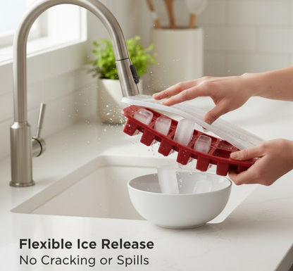 Supermom Frizzy Ice Tray with 2-in-1 Compartment for Ice Cubes and Storage Box (1 Pc)