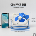 USB Mini Fan – Quiet & Portable Desk Fan for Home & Office | VoltDesk