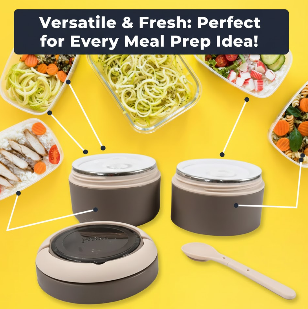 Ganesh Stack 2-Layer Stainless Steel Leak-Proof Lunch Box for Office, School, Picnic