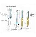 4-in-1 Kitchen Tool Set – Stainless Steel Combo | CookAura