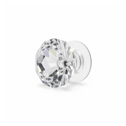 Clear Diamond Crystal Cabinet Knob & Pull Handle (1 Pc)