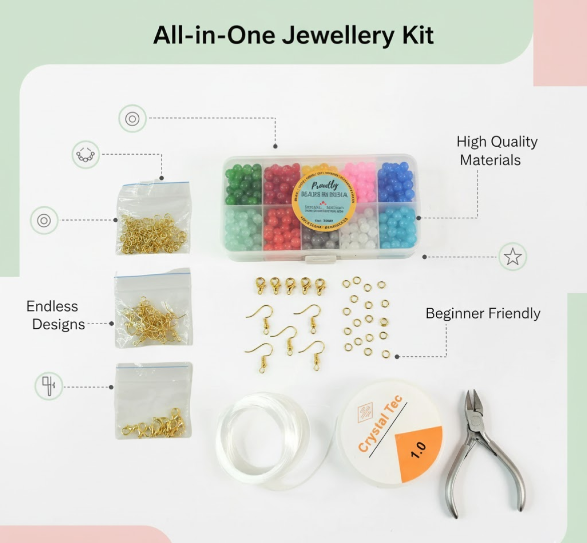 Premium DIY Jewellery Making Kit (1 Set)