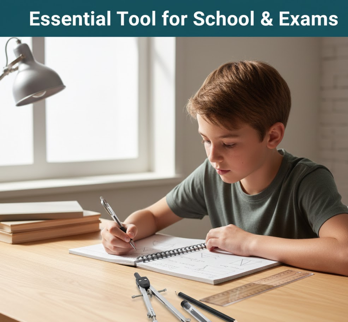 Student Geometry Compass Set (4 in 1)