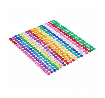 Self Adhesive Crystal Stickers for Art, Craft, Jewelry, Phone & School Projects