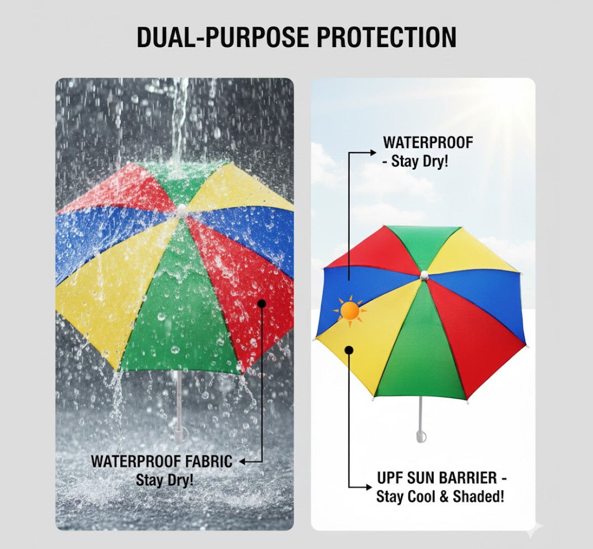 Sun Protection Water Proof Fabric Polyester Garden Umbrella for Beach, Lawn