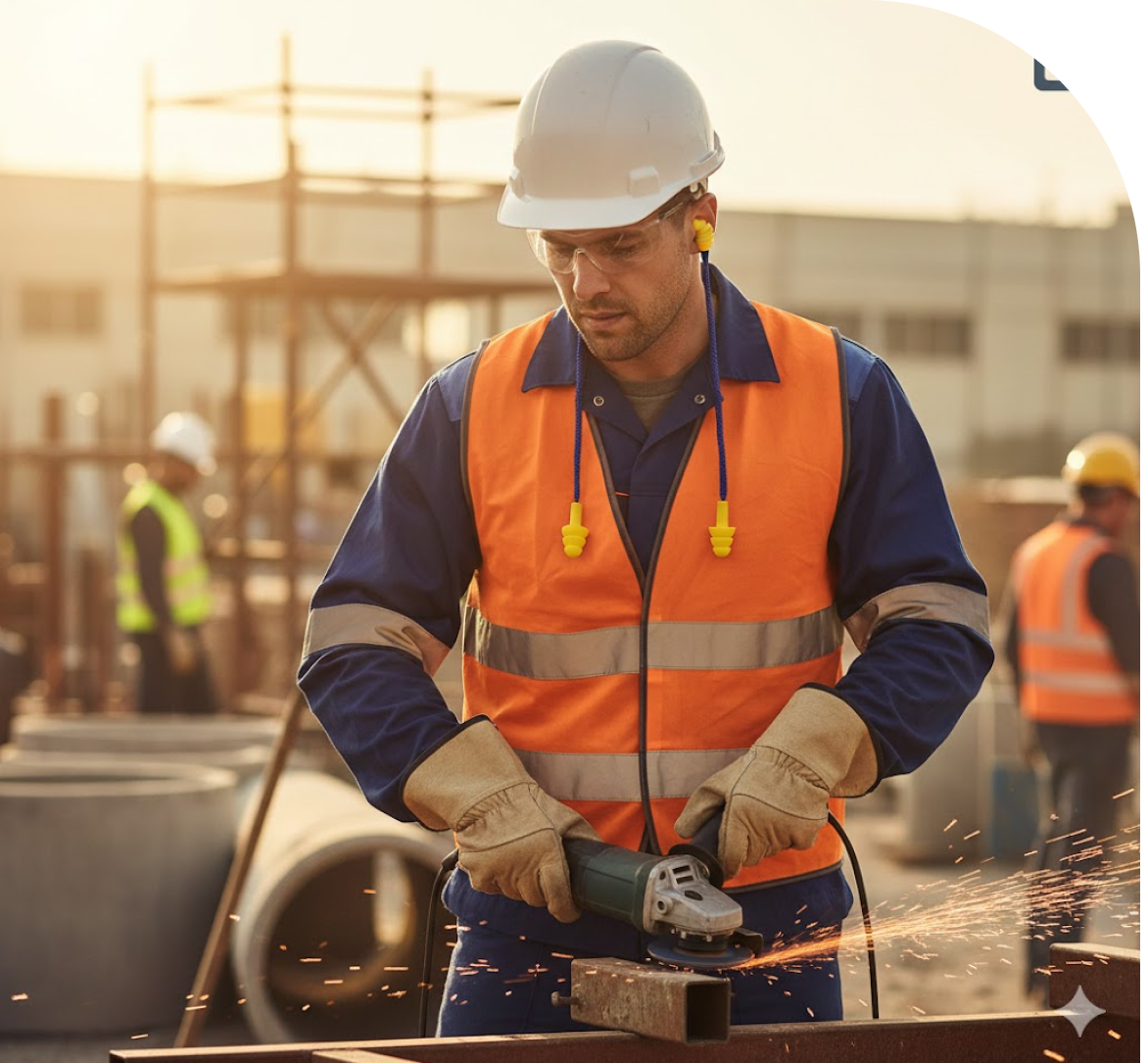 Soft Silicone Ear Plugs Hearing Protection (2 Pc Set)